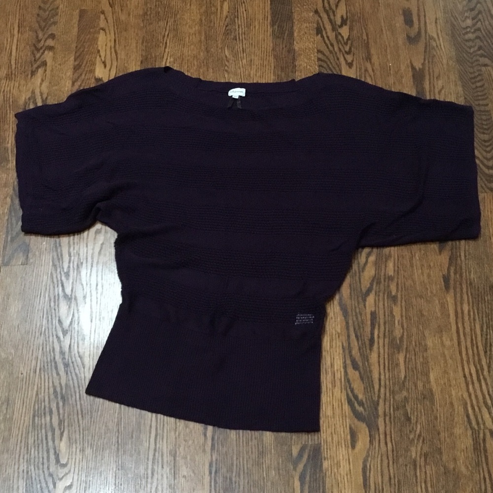 Dynamite Purple Knit Top